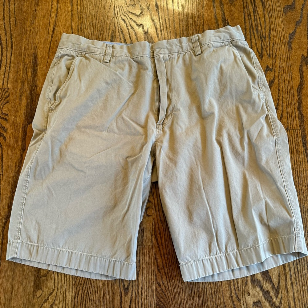 J.Crew Club Chino Shorts Mens 36 Khaki Cotton 10.5”